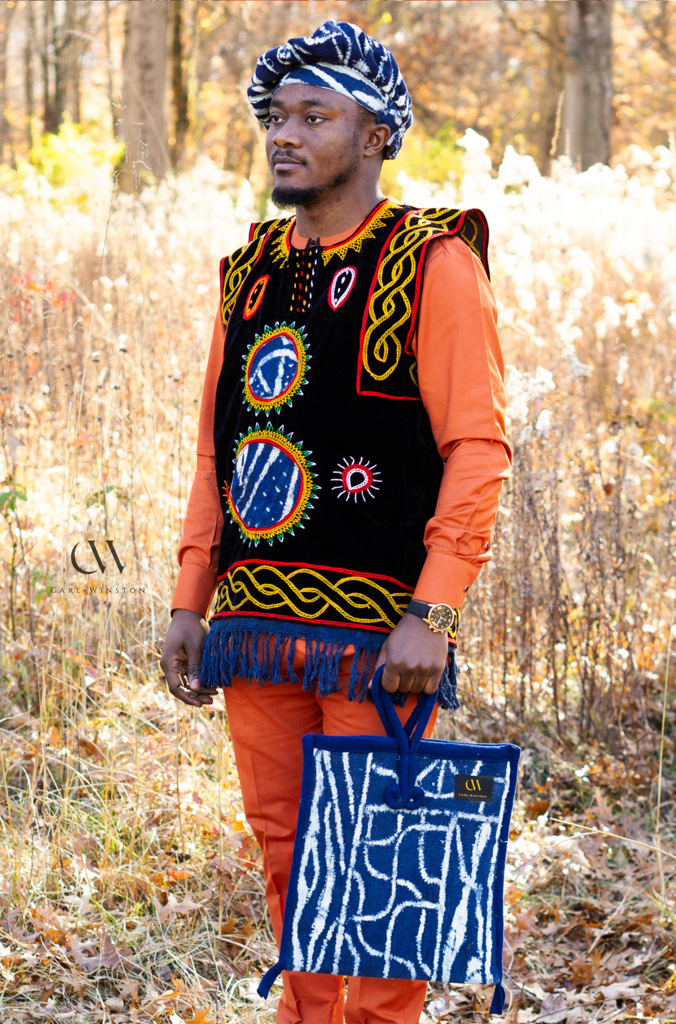 Ndop Toghu Vest: Traditional Cameroonian Elegance – Carl-Winston