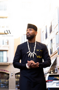 Elegant and Luxurious Gold Kaftan