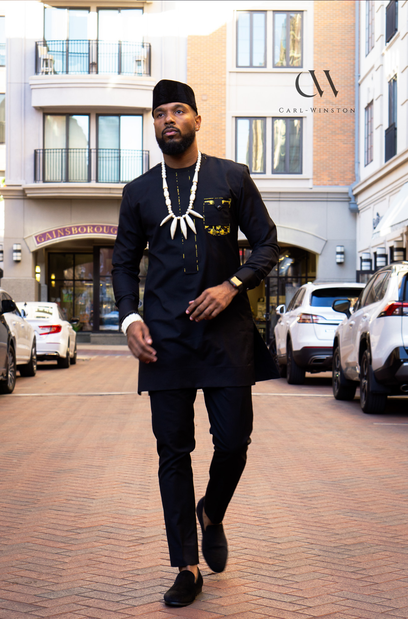 Elegant and Luxurious Gold Kaftan