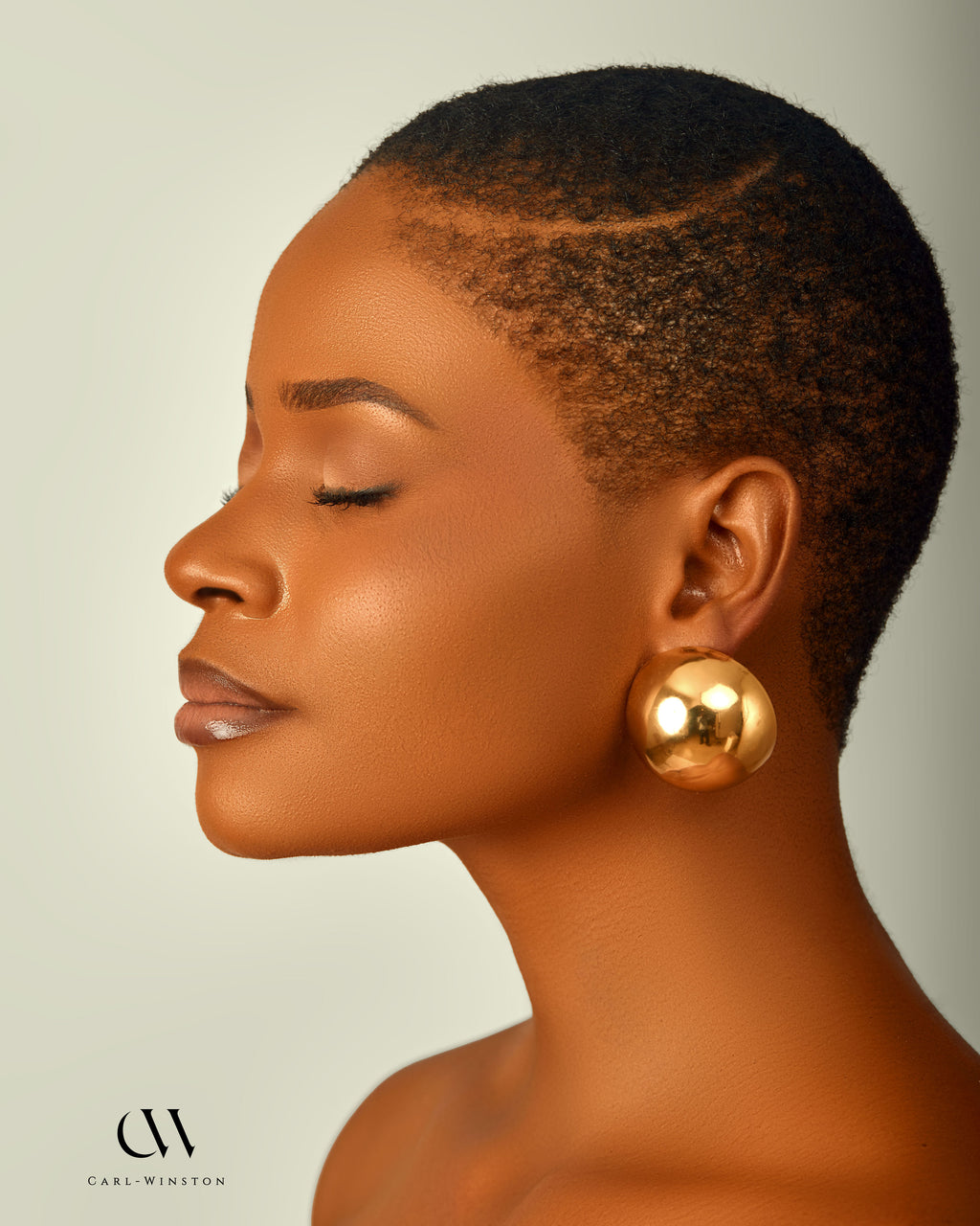 Amani Gold Statement Earrings