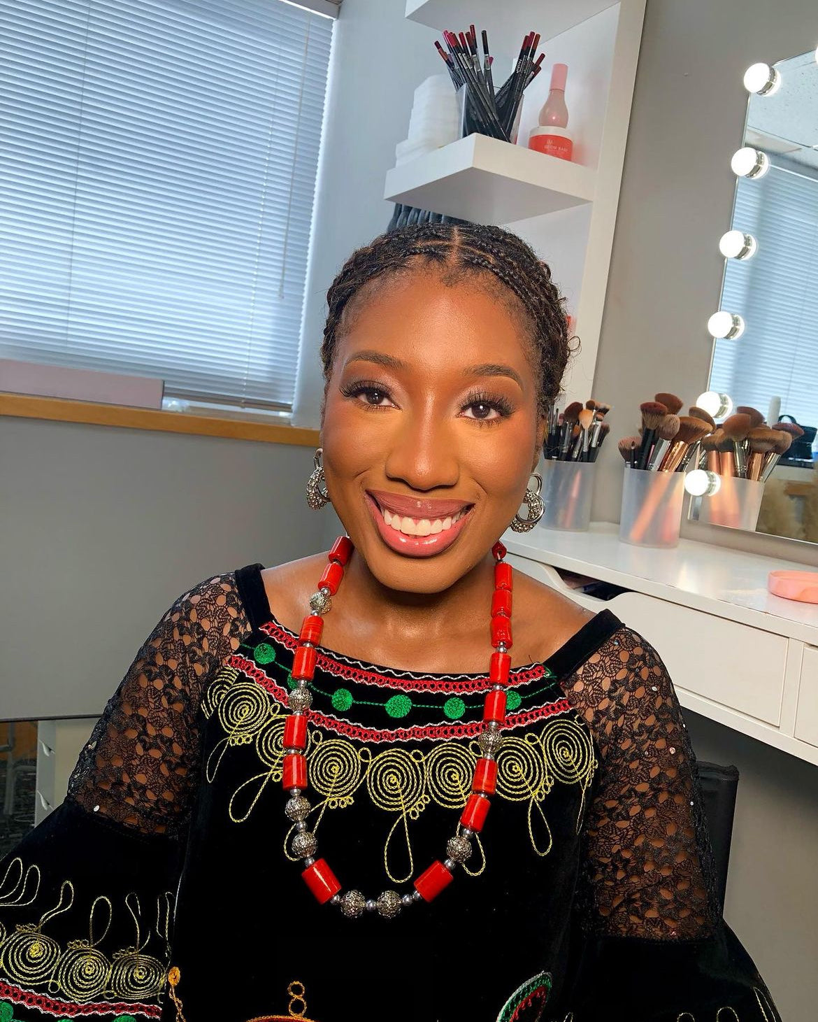 Atoghu Floral lace Mesh Dress Carl-Winston