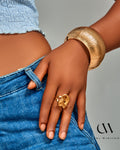 Carl-Winston Aurelia Gold Bracelet & Ring Set
