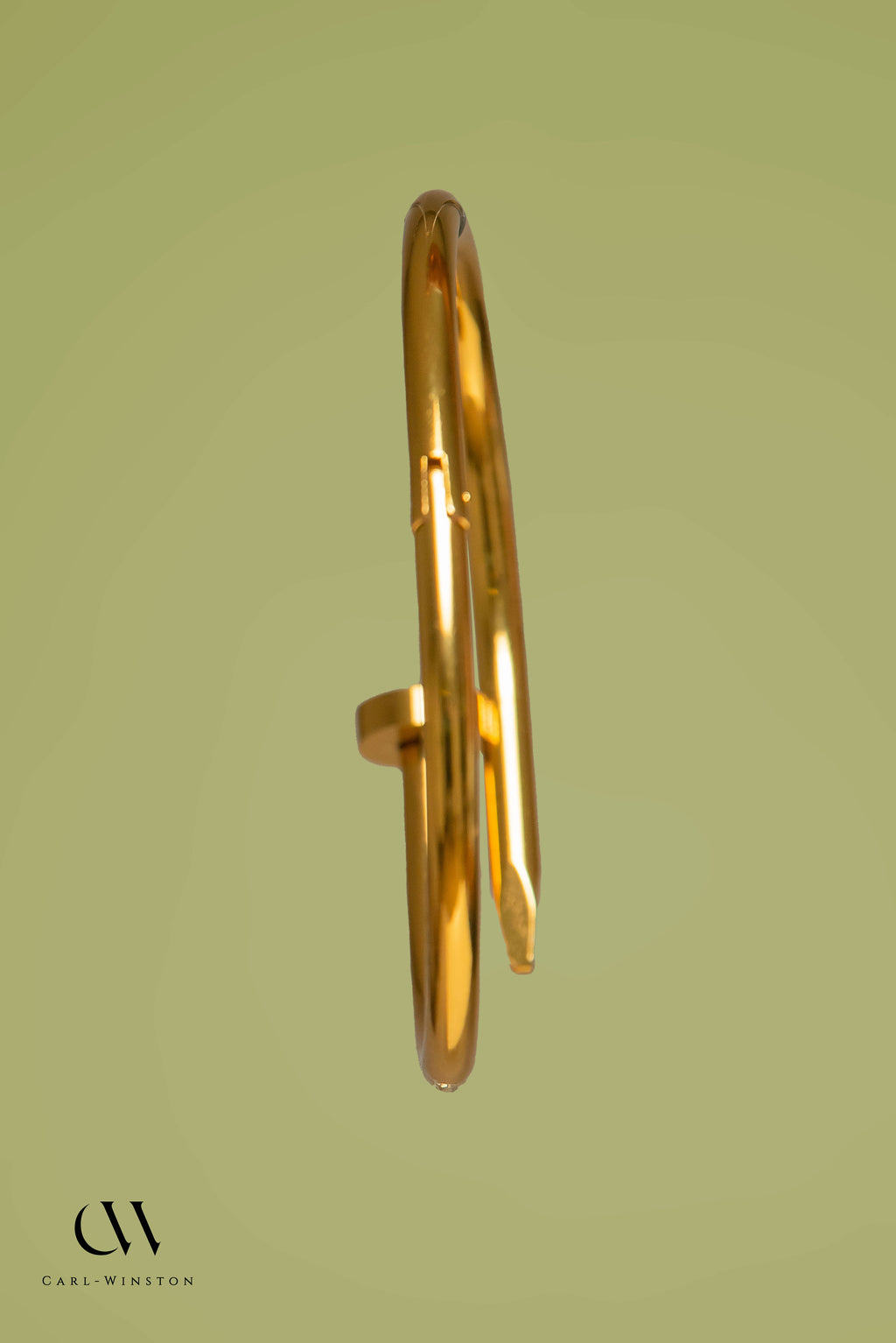 Carl-Winston Golden Nail Crystal Bracelet