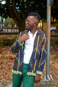 Kente Fringe Statement Jacket