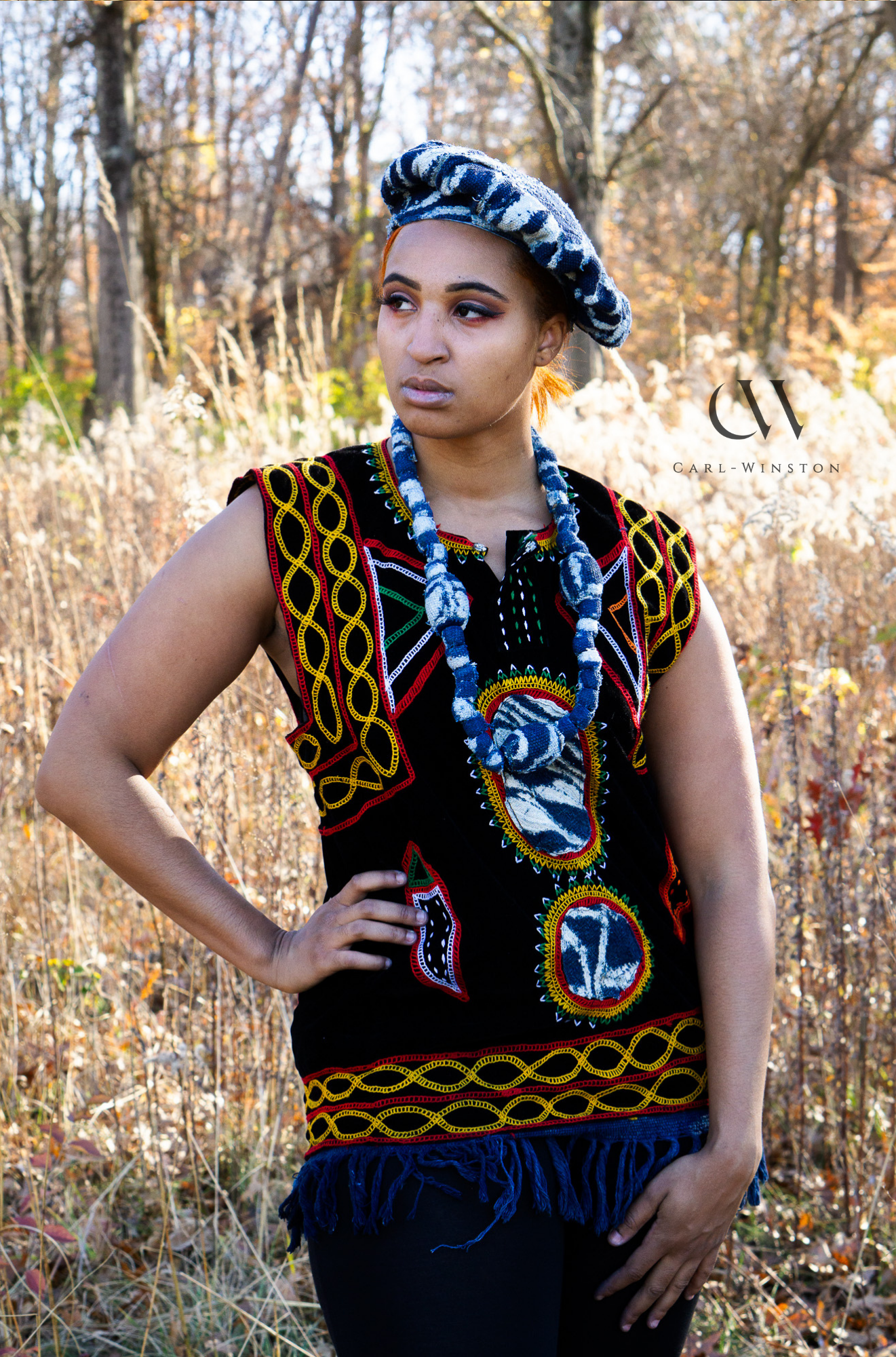 Handcrafted Ndop Tribal Necklace