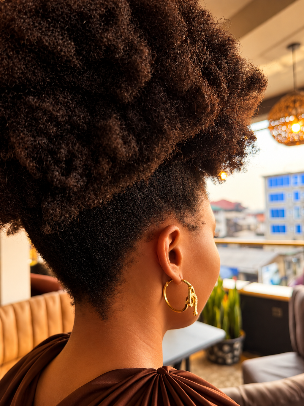 Ndeh Golden Rhythm Earrings