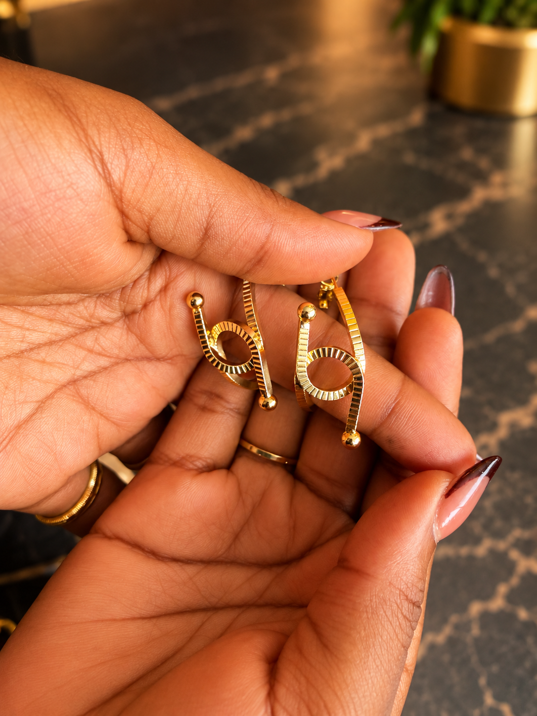 Ndeh Golden Rhythm Earrings