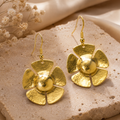 Amani Bloom Brass Earrings