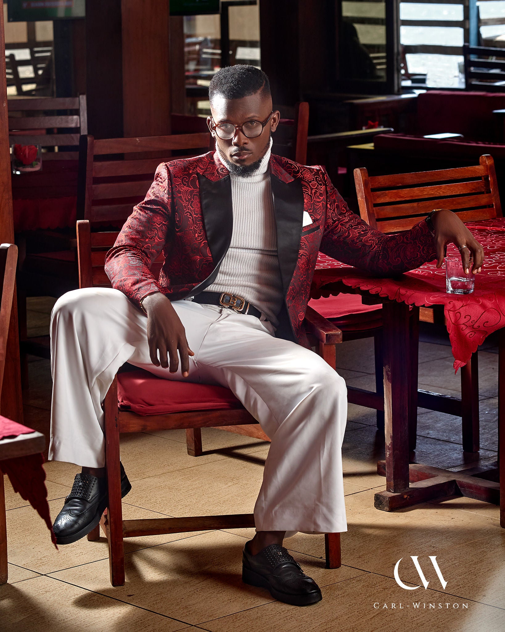 Crimson Prestige Blazer