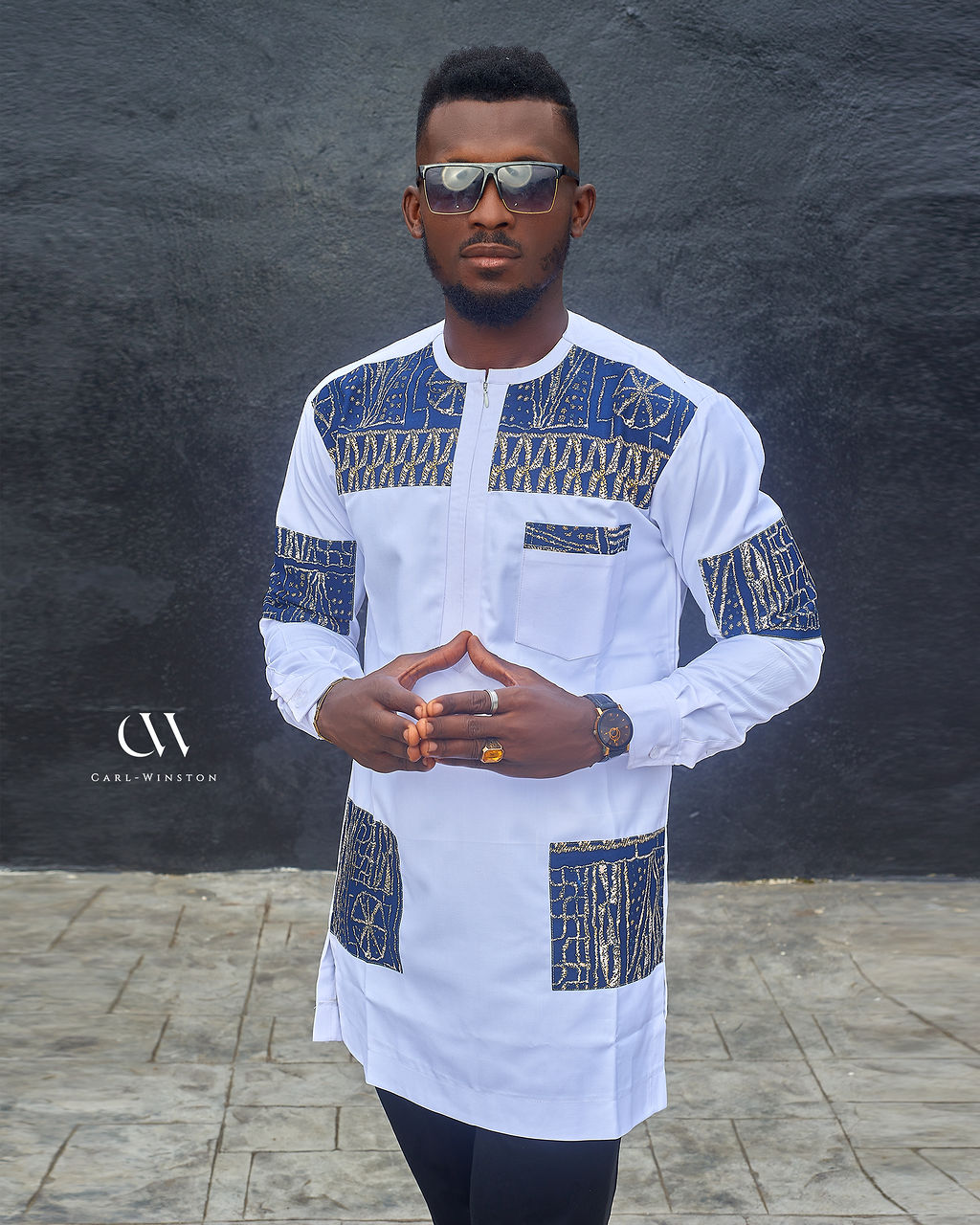 Ndeh Ivory Crest Ndop Shirt